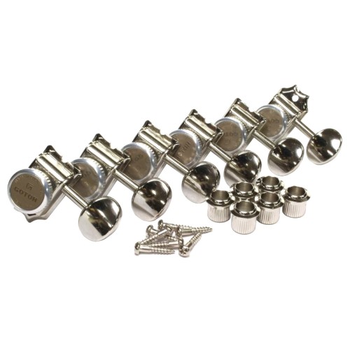 Gotoh SD91-05M MG-T Locking Tuners 6L Vintage F-style Nickel